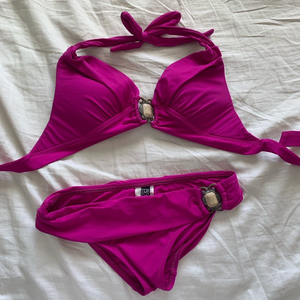 Becca Swim bikini magenta/ fuschia